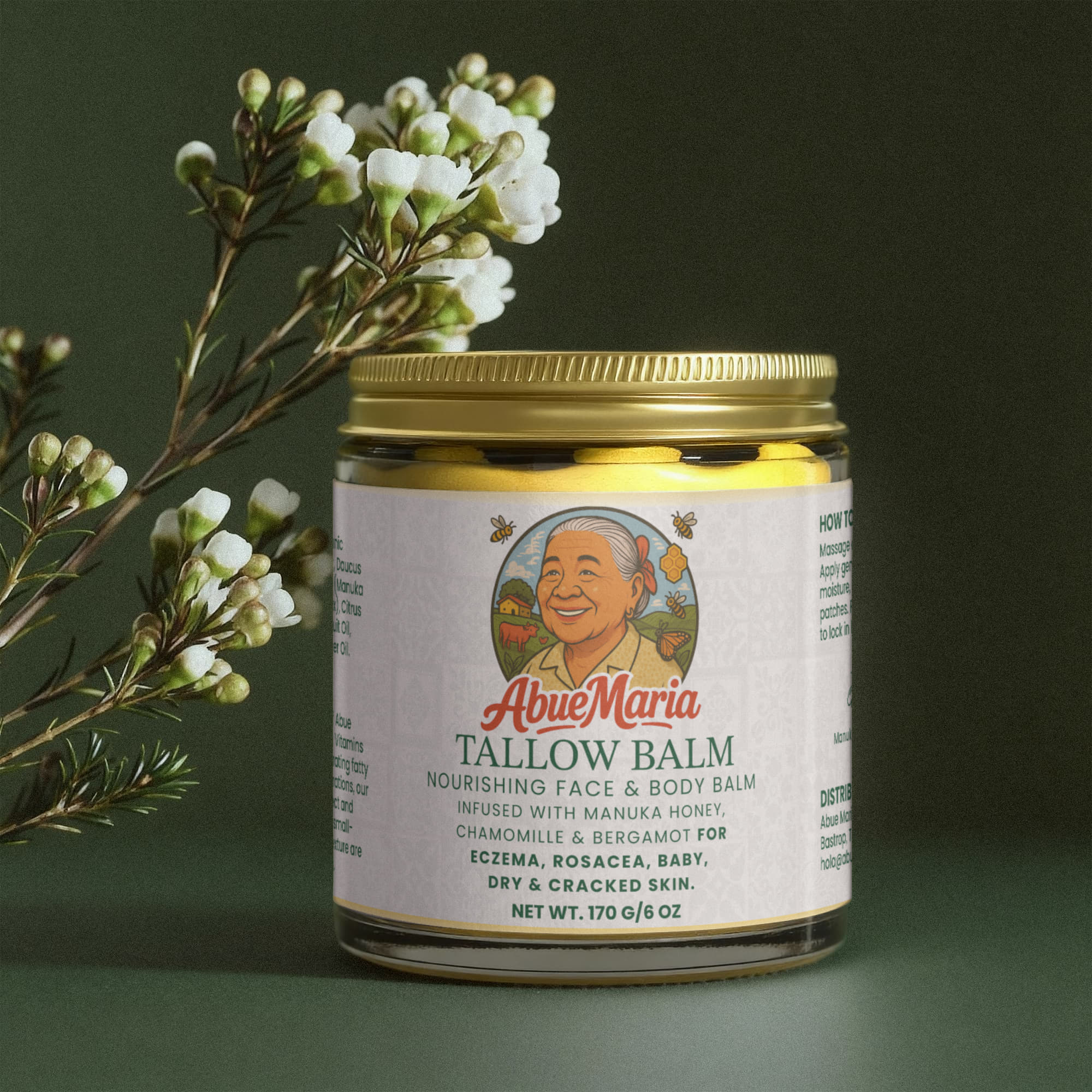 Manuka Honey Chamomile Tallow Body Balm