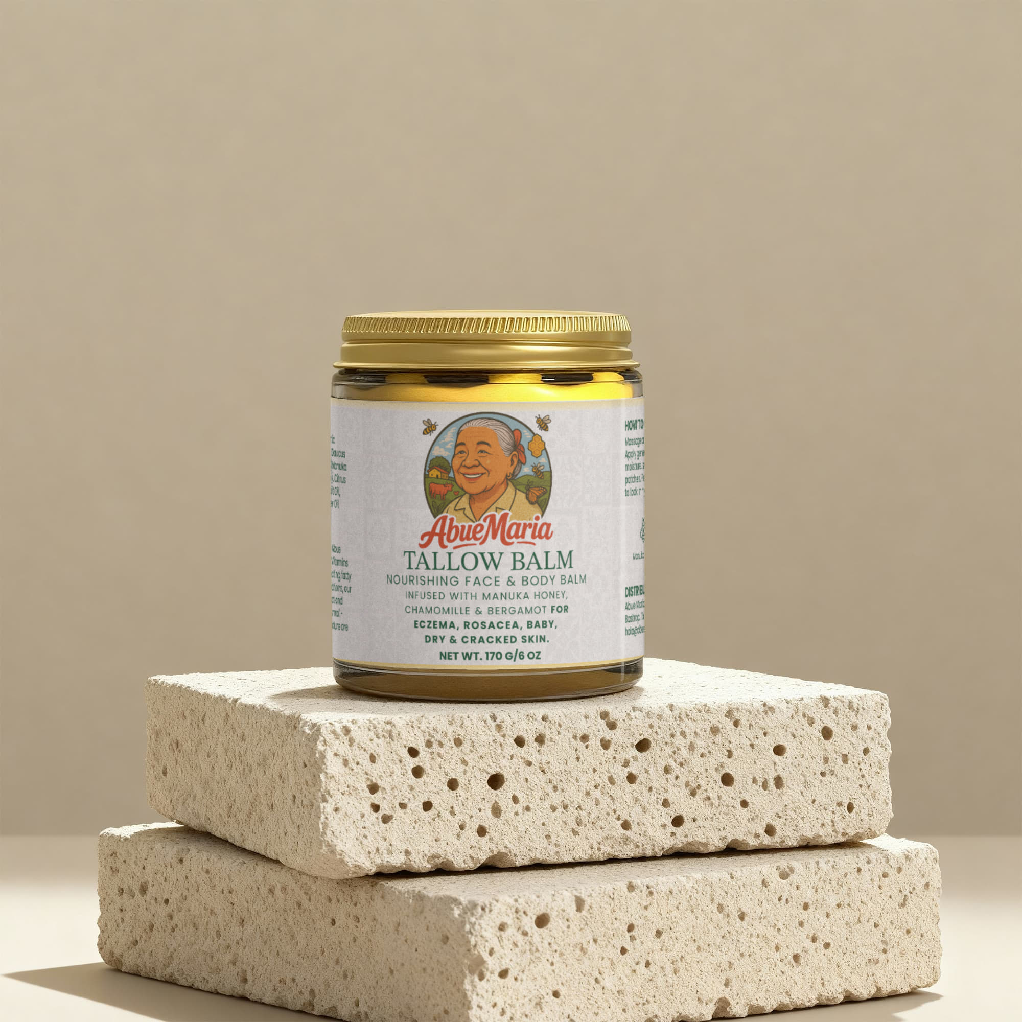 Manuka Honey Chamomile Tallow Body Balm